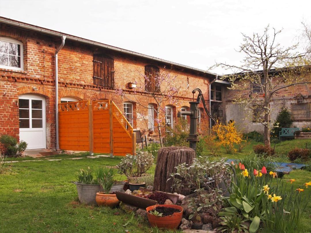 Neu Fewo Im Bauernhaus Mit Idyllischem Innenhof Und Naturgarten Mesekenhagen Exterior photo